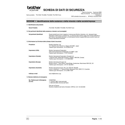 Toner 230 Brother magenta  TN-230M
